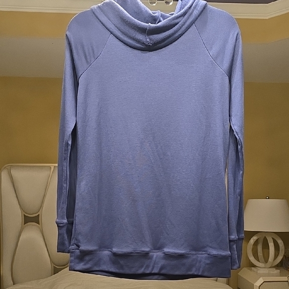 GAIAM Women's Relaxed Cowl Neck Sweatshirt in Purple - Picture 5 of 13